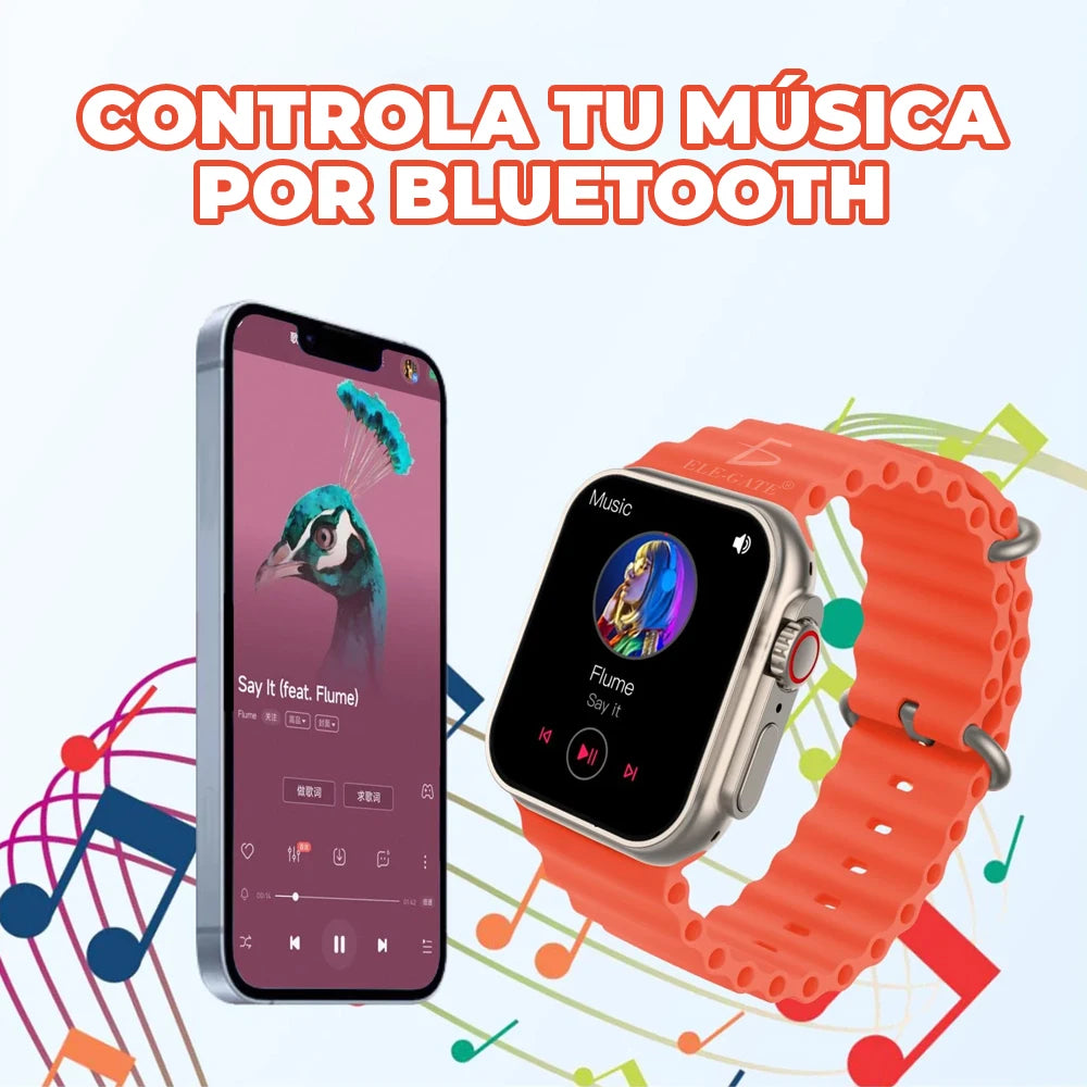 S8 Ultra Series Smart Watch Large Screen Touch Control IOS Compatibility Answer Call Payment IP68 Rotating Healthy Fitpro