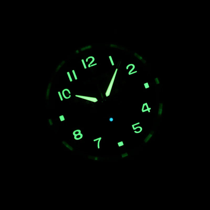 MF Solar Chronograph M069 39mm Military Style Calendar VS75 Stainless Steel Case Wristwatches