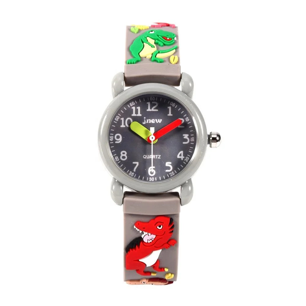 Hot Sale 3ATM Waterproof Fashion Sports Watch for Kids Baby Boys Cartoon Quartz Watch PC Material Case Eco-Friendly for Children