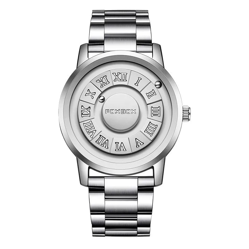 LIGE FB0047 Premium Men's Business Watch - Luxury Stainless Steel & Leather Waterproof Timepiece