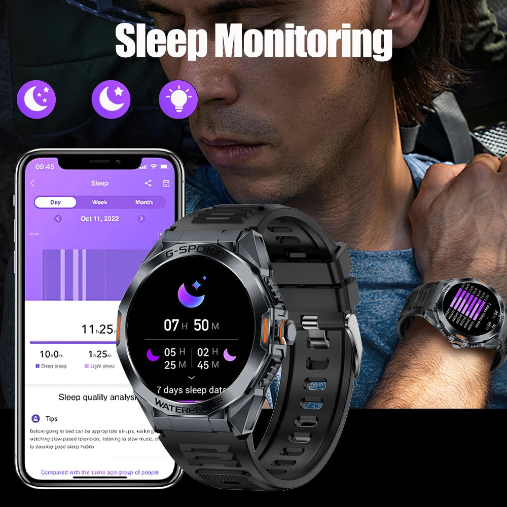 SENBONO H89 New Smartwatch Men  HD Big Screen BT Calls Water Proof 350mAh Big Battery Men Sports Fitness Tracking Smart Watch