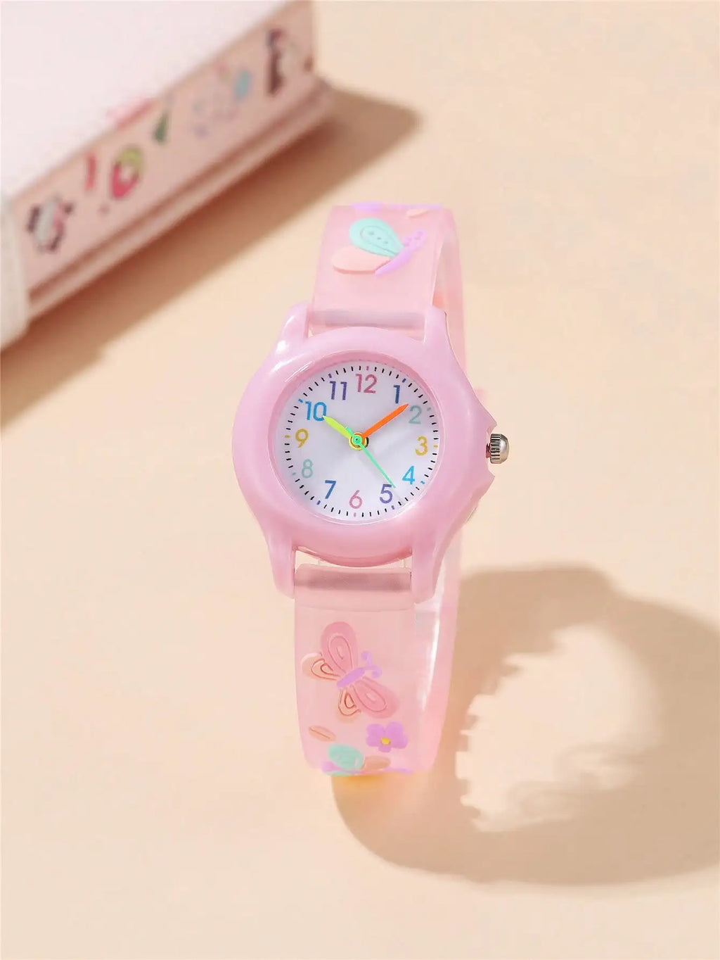 USA Stock Quartz Kids Watches Unique Cartoon Design Boys Girls Movement Digital Fashionable 2025 New Clock 7-9 Days Delivery
