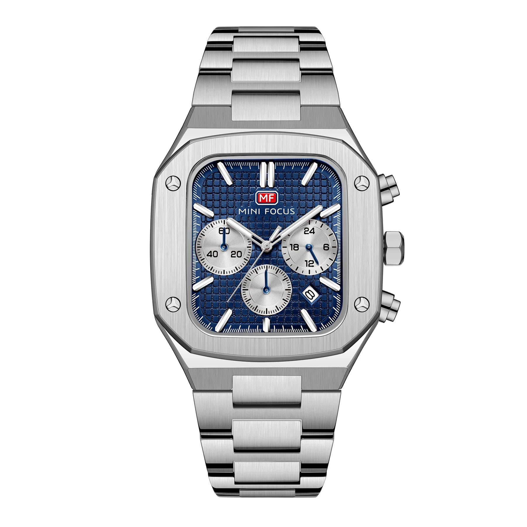 The Square Commander - Luminous Business Chronograph