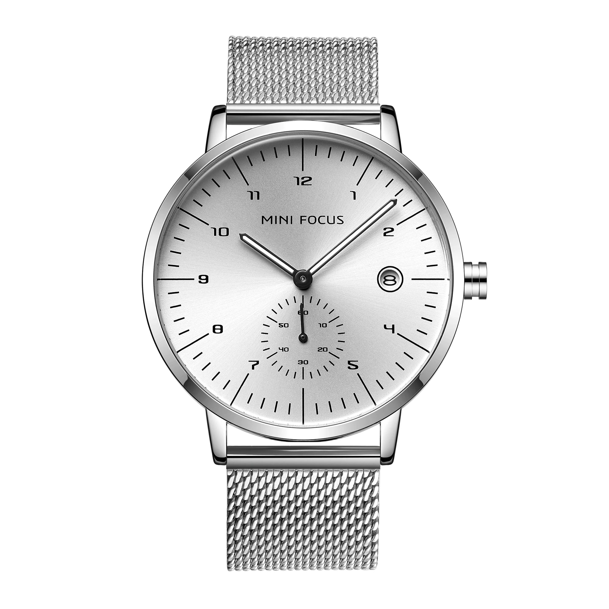The Metropolitan - Big Dial Mesh Steel Watch