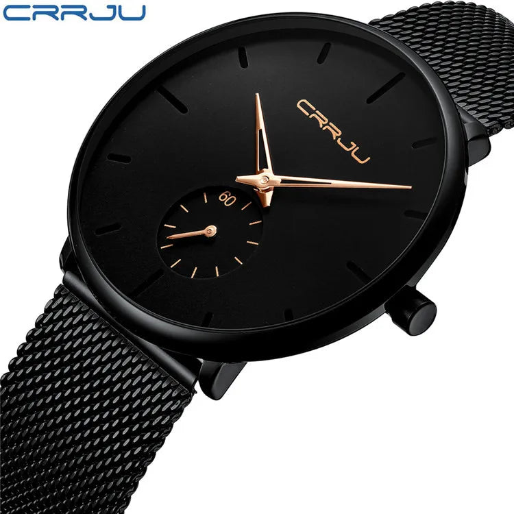 CRRJU 2150 Mesh Design Automatic Mechanical Watch