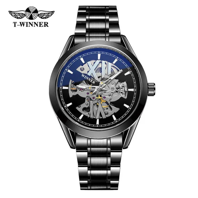 Luxury Skeleton Automatic Watch - Business Sport Mechanical Timepiece