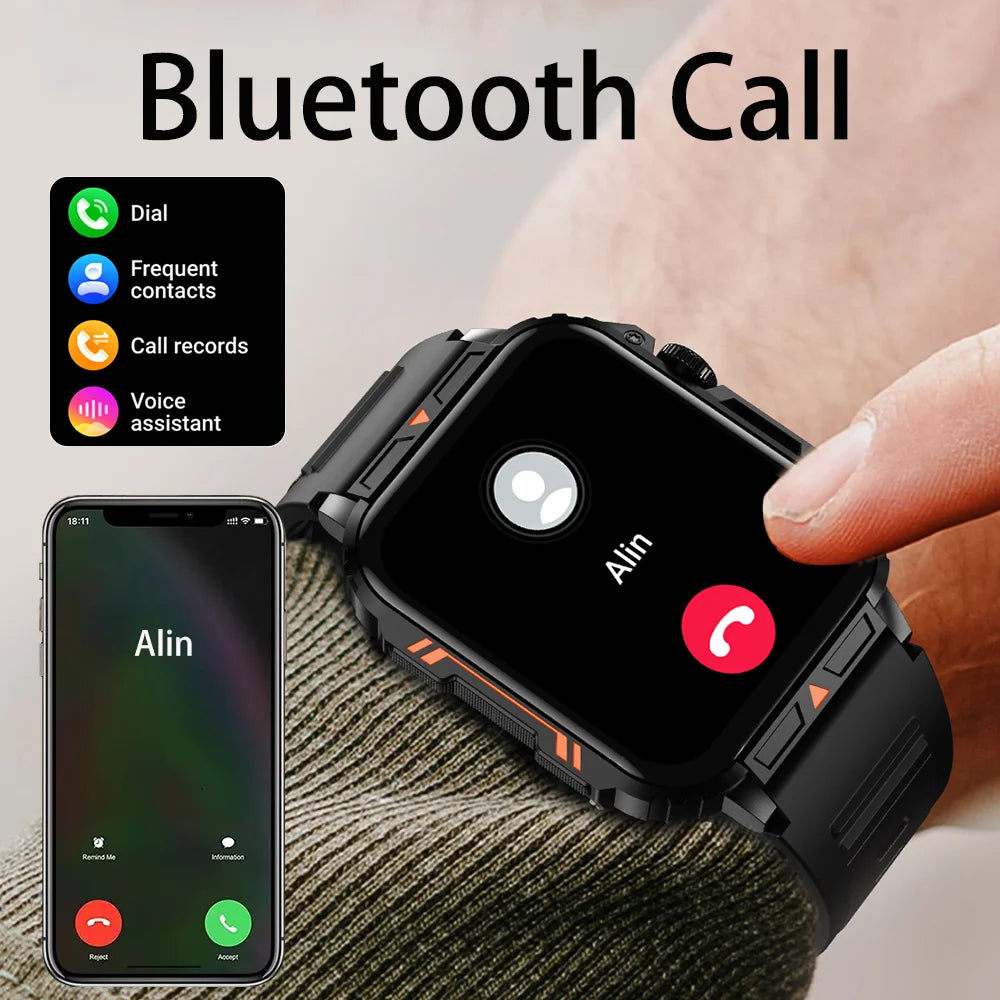 SENBONO L81 Outdoor Smartwatch Men BT Call Long Battery Fitness Tracker Waterproof Women Smart Watch for IOS Android