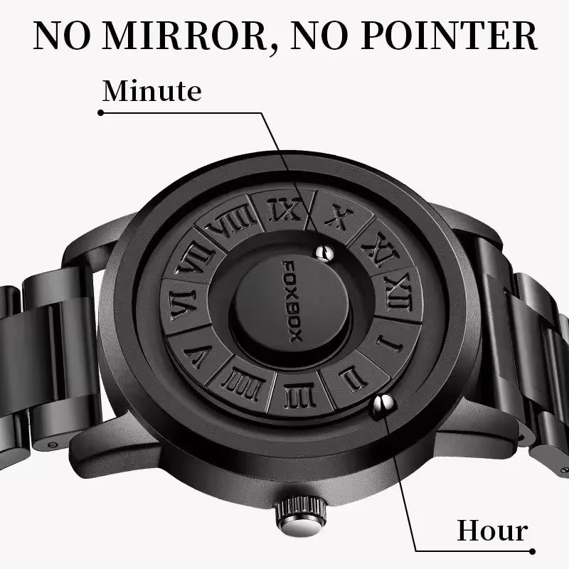 LIGE FB0047 Premium Men's Business Watch - Luxury Stainless Steel & Leather Waterproof Timepiece