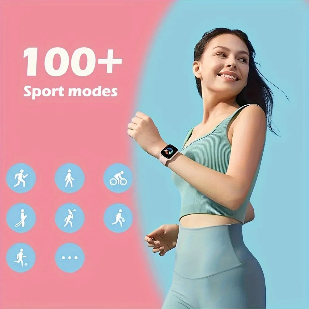 SENBONO ZL54CJ  Smartwatch Multi-function Women BT Call Fitness Tracker Waterproof Square Smart Watch Man for IOS Android