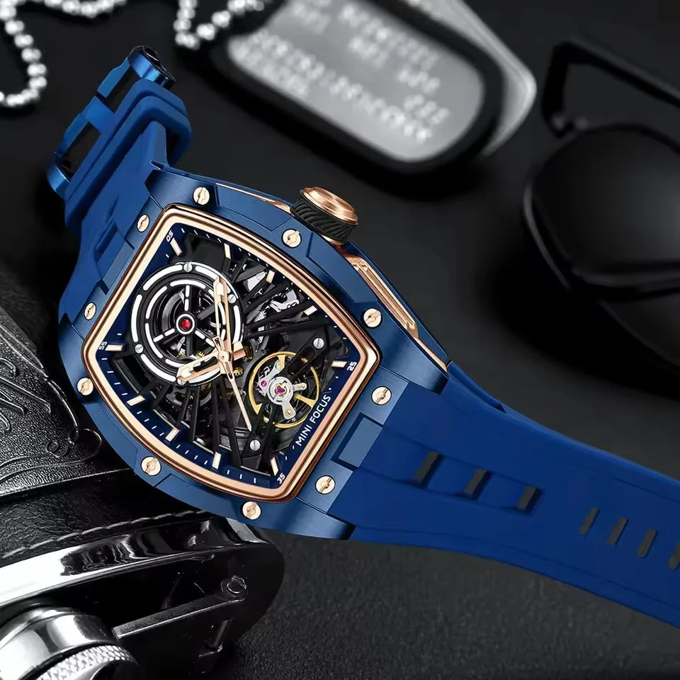 GoldSport Automatic - Men's Skeleton Mechanical Watch with Luminous Display