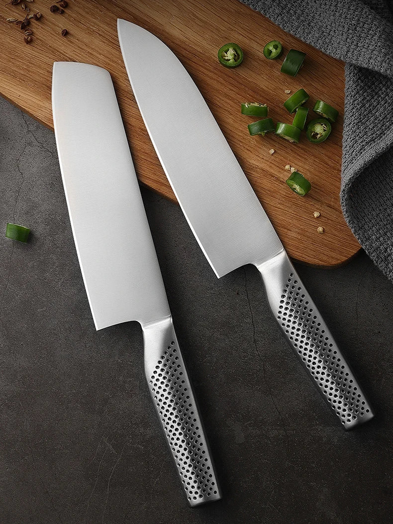 Kitchen Chef Knife Stainless Steel Sushi Knife Kitchen Santoku Knife Set Kitchen Utensils Slicing Cleaver Cutter