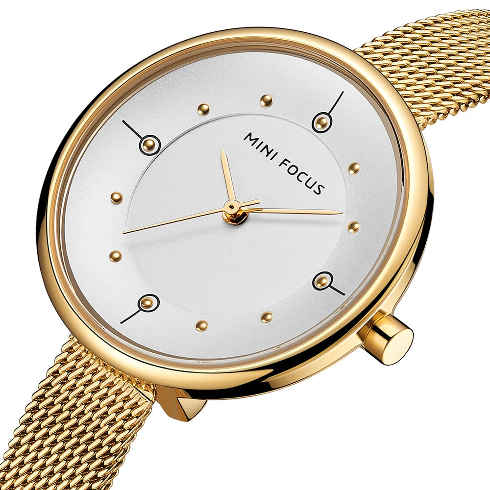 The Azure Dream - Unique Blue Mesh Dress Watch