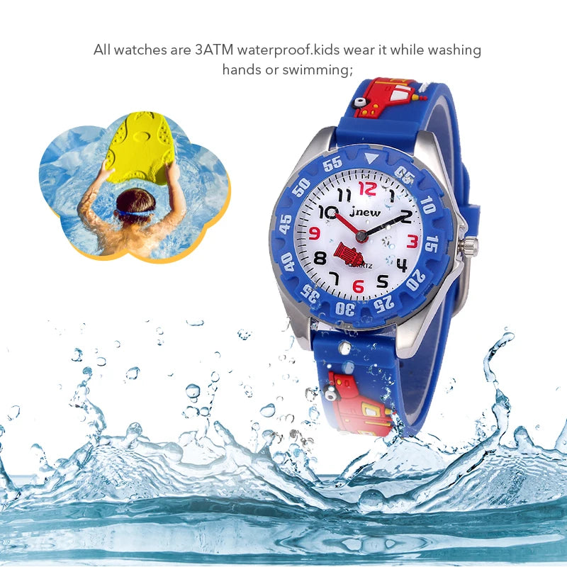 Led Light 3ATM Waterproof Time Sport Car Kid Watch Price Kids Watches Cartoon Kids Watch