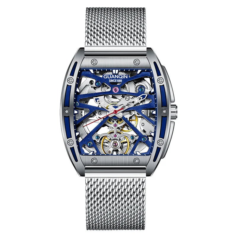 Executive Automatic Mechanical Watch - Premium Stainless Steel Business Timepiece