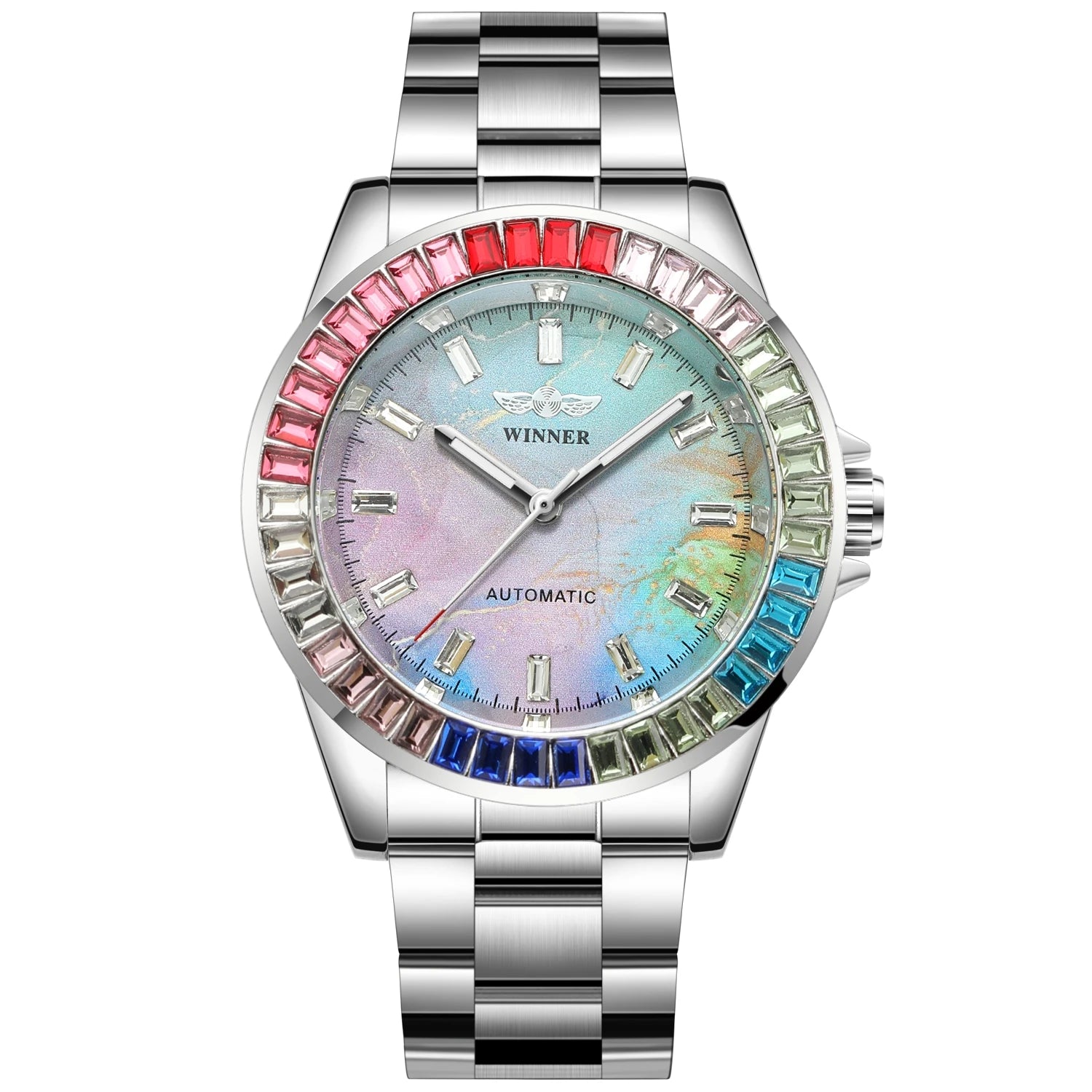 Chic Automatic Mechanical Watch - Fashion-Forward Men's Timepiece