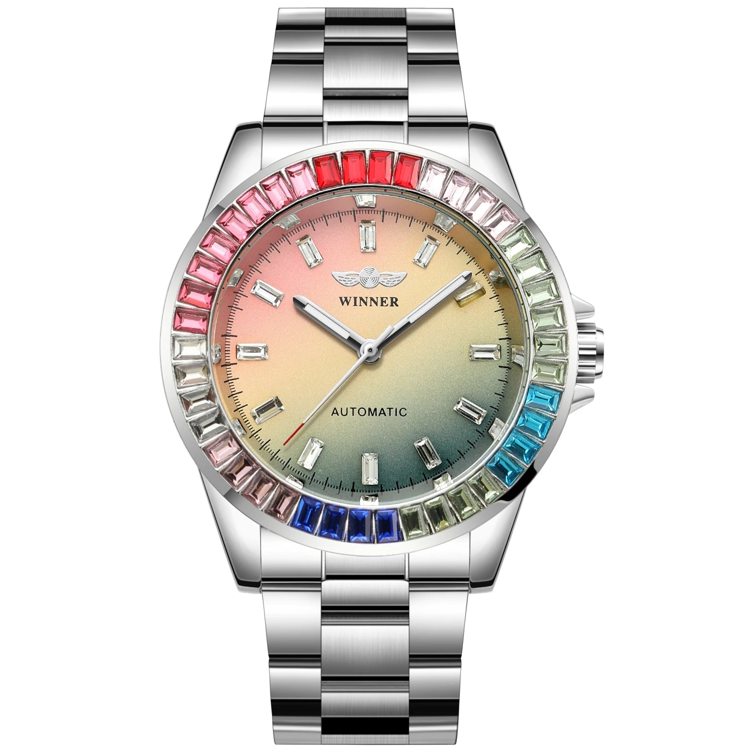 Chic Automatic Mechanical Watch - Fashion-Forward Men's Timepiece