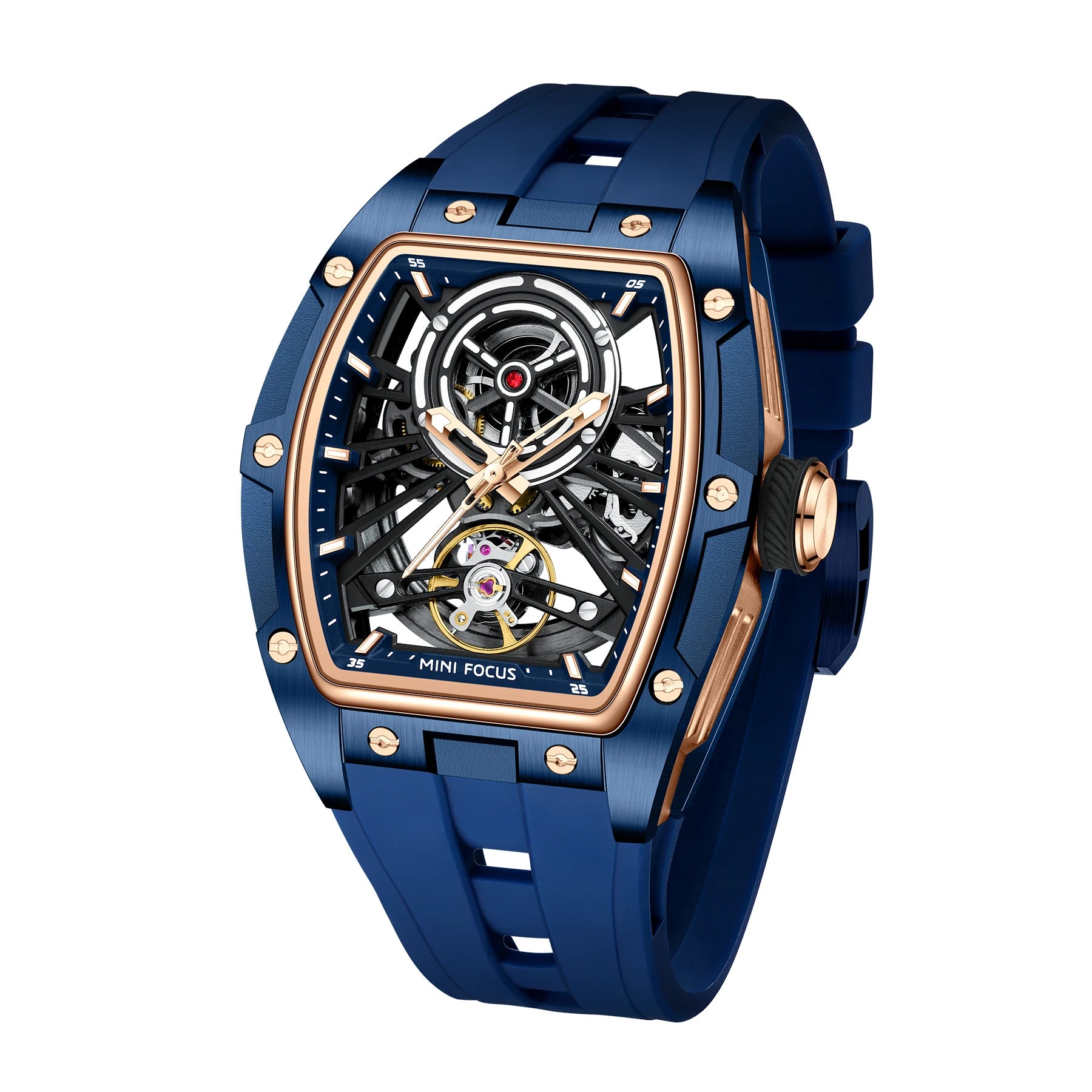 The Skeleton Barrel - Automatic Mechanical Sports Watch