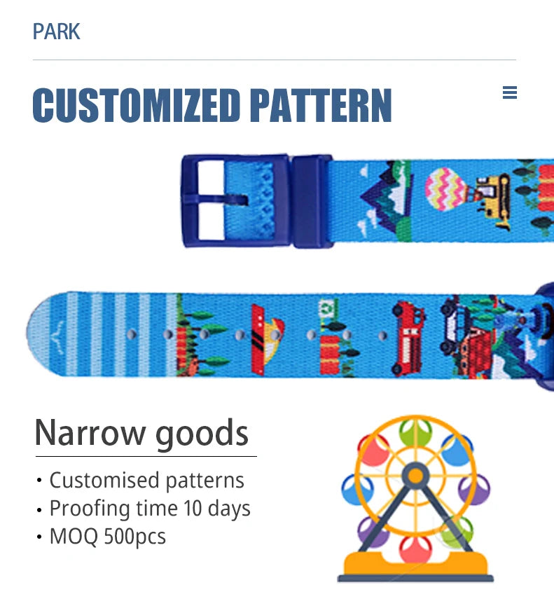 Cartoon Design 3ATM Waterproof Quartz Watches for Boys Girls Original Analog Dial Sport Fashion Style Narrow Goods Kids' Watches