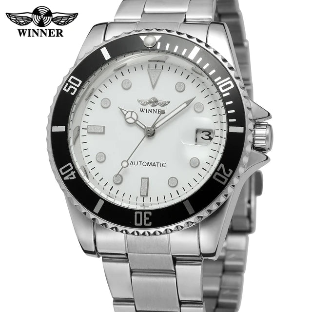 Chic Automatic Mechanical Watch - Fashion-Forward Men's Timepiece