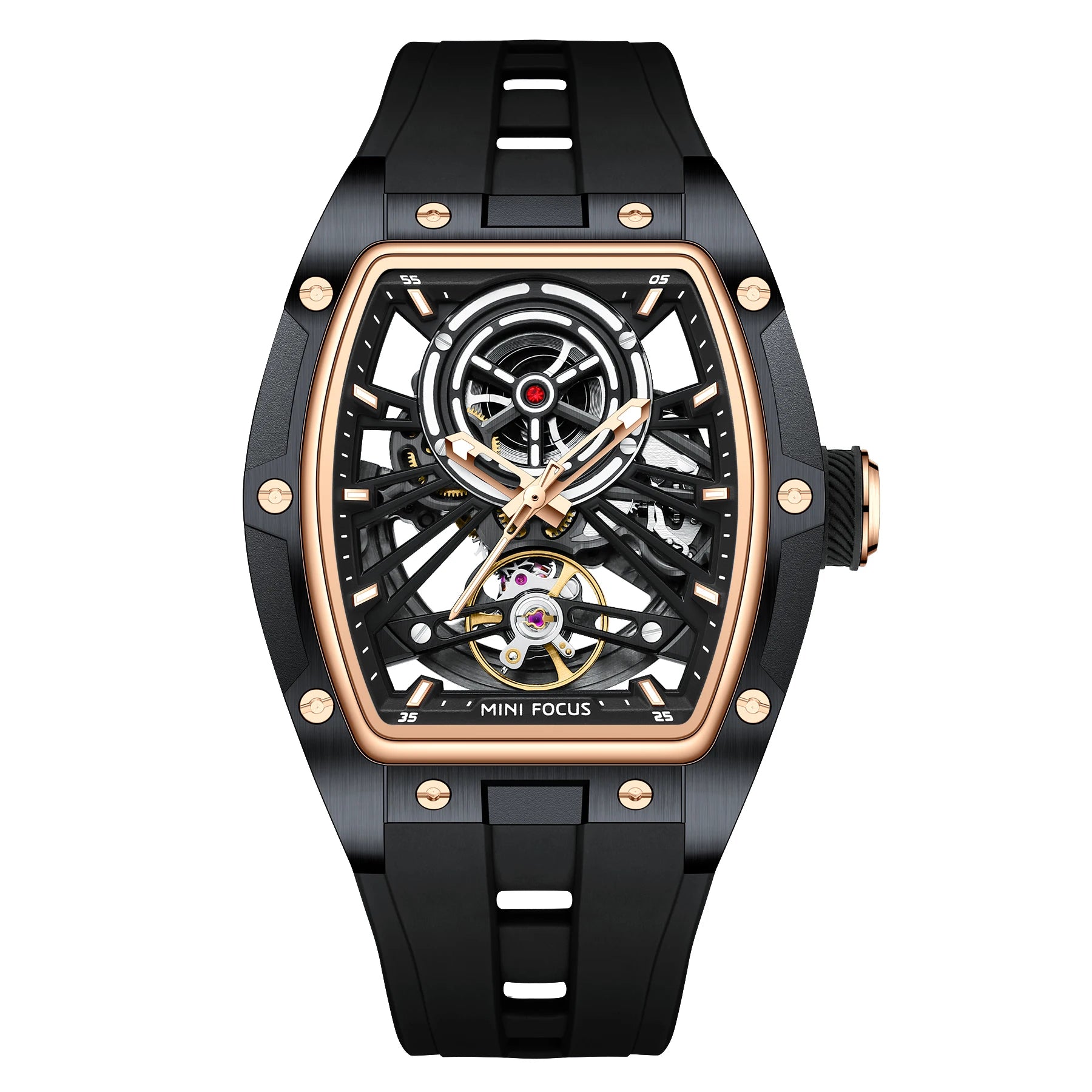 The Skeleton Barrel - Automatic Mechanical Sports Watch