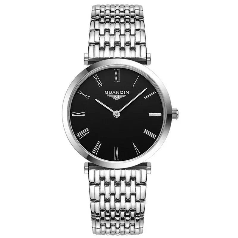 Gold Luxury Chronograph Watch - Waterproof Stainless Steel Quartz Timepiece