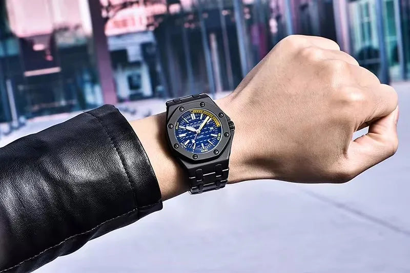Hot Sale Benyar Watch Luxury Brand Quartz Waterproof Men's Watch Fashion Stainless Steel 5123