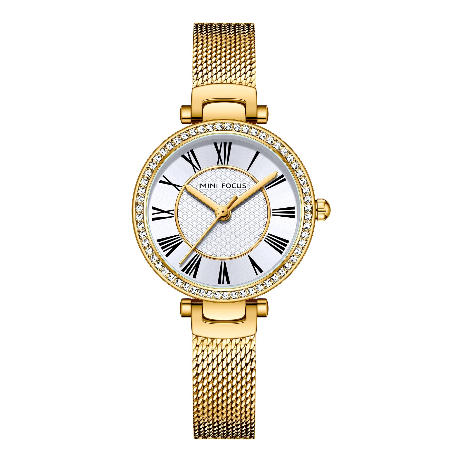 The Silver Classic - Timeless Mesh Luxury Watch