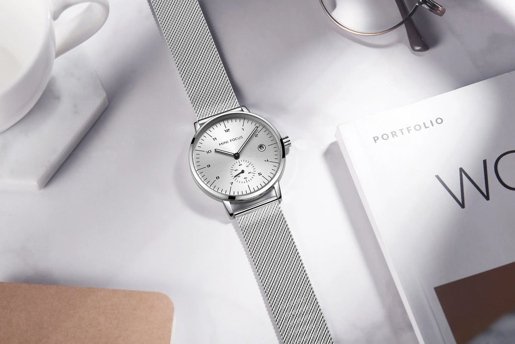 The Metropolitan - Big Dial Mesh Steel Watch