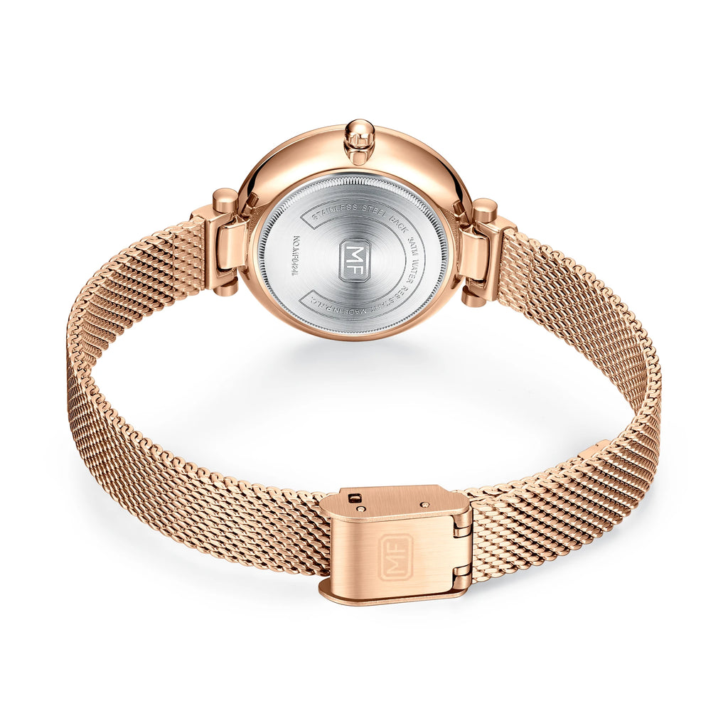 The Silver Classic - Timeless Mesh Luxury Watch