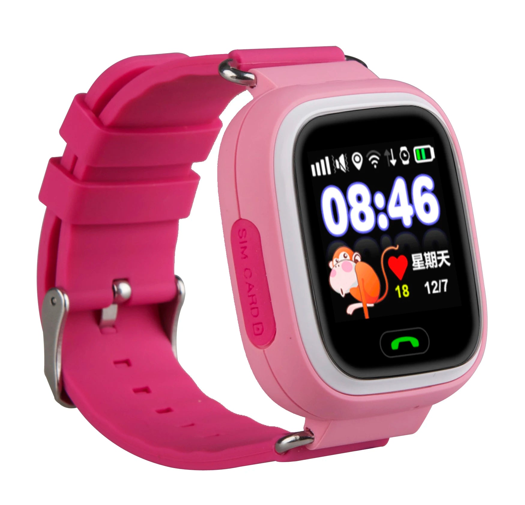 Hot Screen LBS TD-02 Smart Watch GPS Finder Children Location SOS Call Electronic Baby Kids Watches