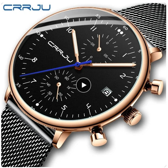 CRRJU 2278 Luxury Men's Business Watch