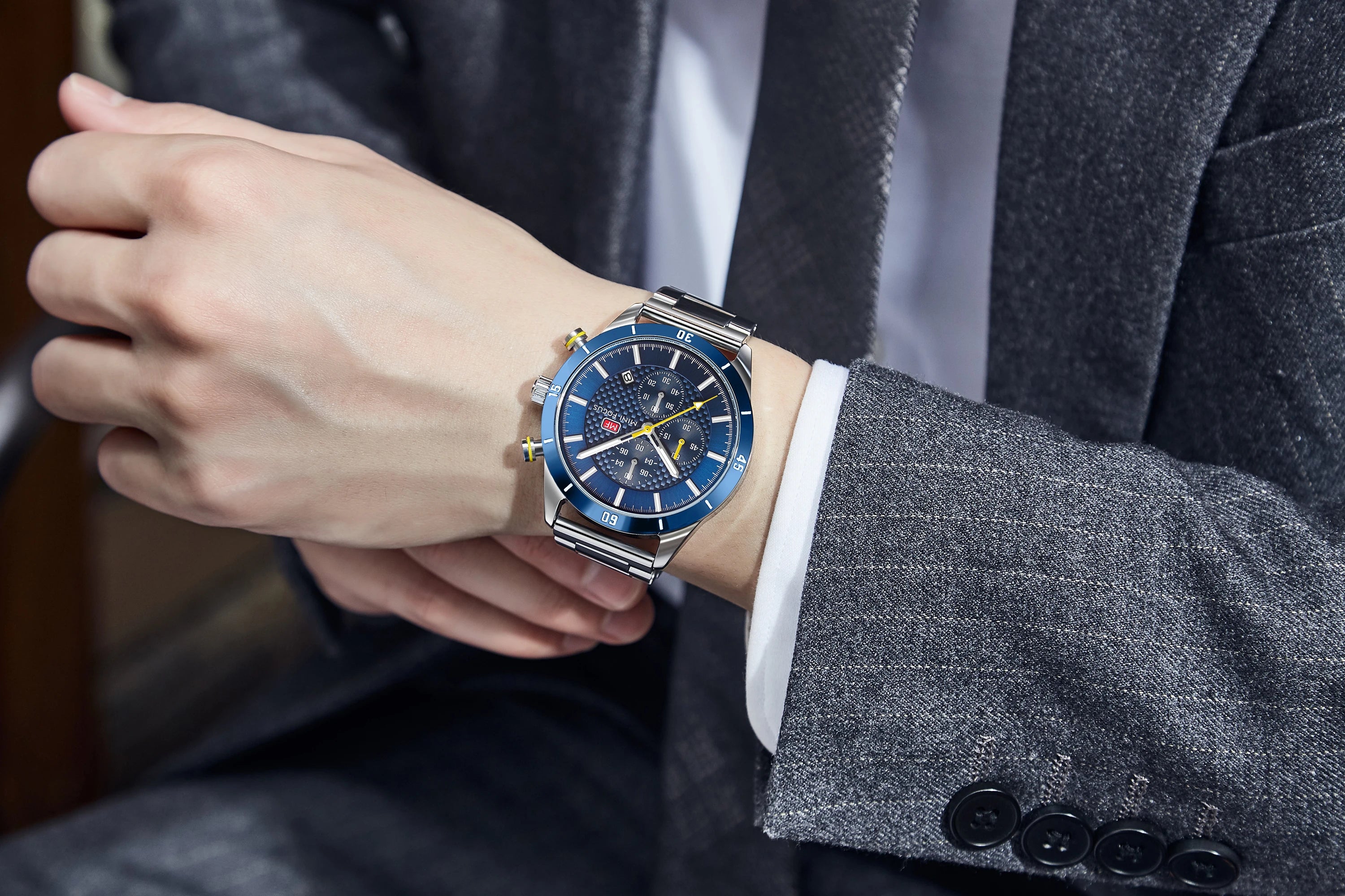 Titan Executive - Men's Waterproof Chronograph Business Watch