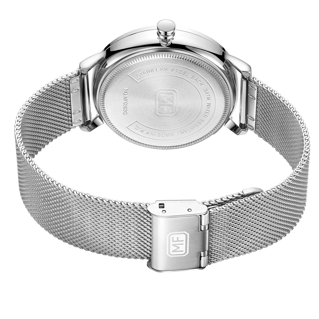The Metropolitan - Big Dial Mesh Steel Watch