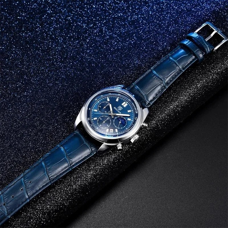 Luxury BENYAR 5193 Chronograph Quartz Benyar Watches Men Sports Luminous Waterproof Watch Montre Benyar