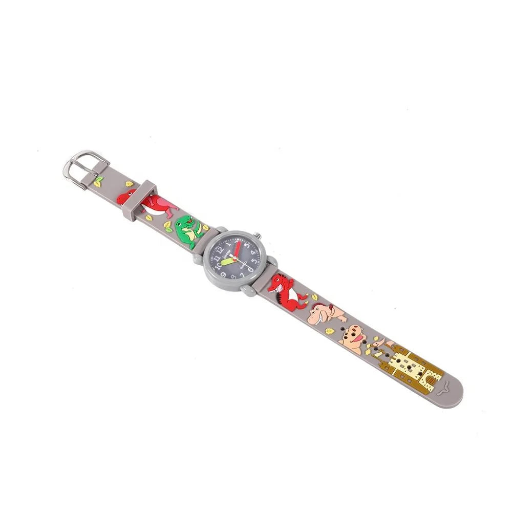 Hot Sale 3ATM Waterproof Fashion Sports Watch for Kids Baby Boys Cartoon Quartz Watch PC Material Case Eco-Friendly for Children