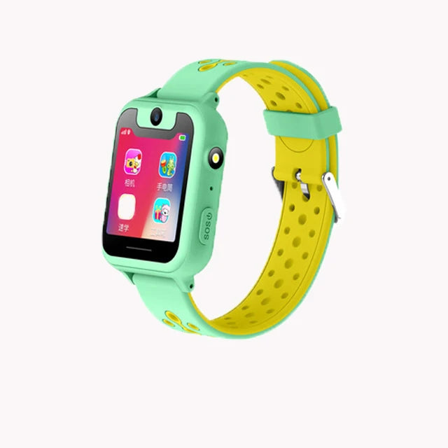 Children Smart Watch S6 Touch Screen GPS Tracker Remote Camera Watch Anti-lost SOS Alarm Mirco SIM Location Device Kids Watches