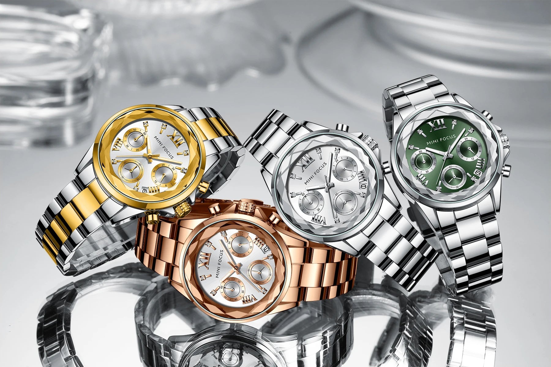 The Rose Precision - Luxury Chronograph Watch