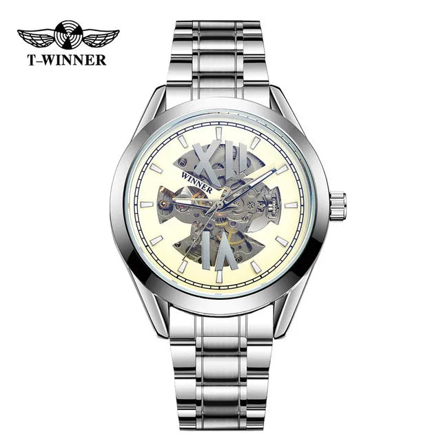 Luxury Skeleton Automatic Watch - Business Sport Mechanical Timepiece