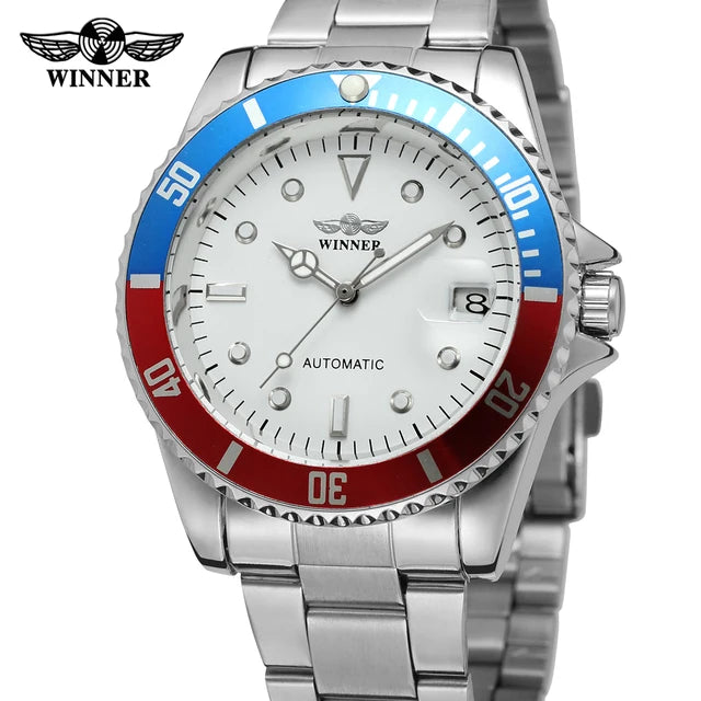 Chic Automatic Mechanical Watch - Fashion-Forward Men's Timepiece