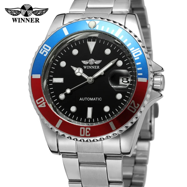 Chic Automatic Mechanical Watch - Fashion-Forward Men's Timepiece