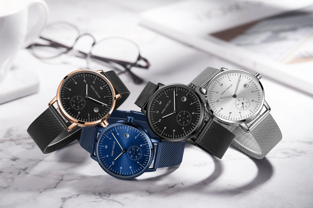 The Metropolitan - Big Dial Mesh Steel Watch