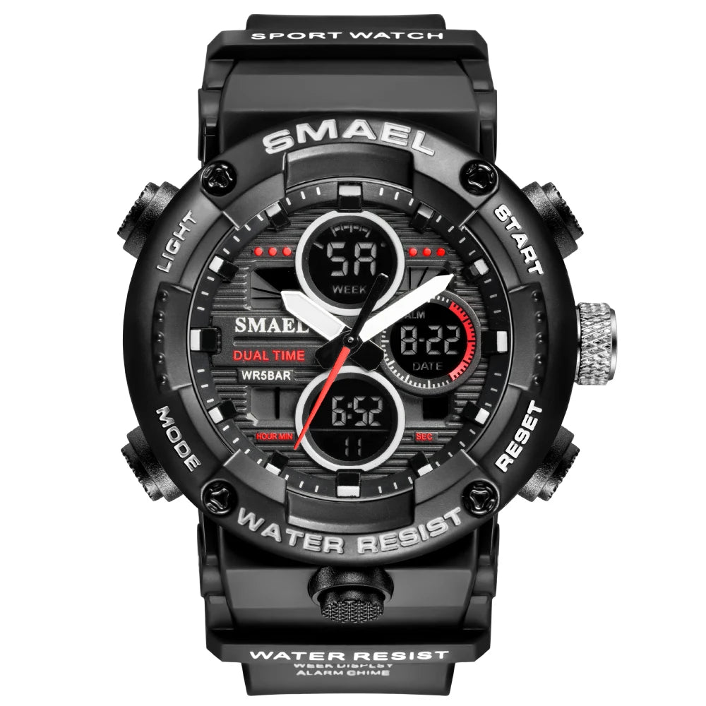 MaxDial Precision - Big Face Dual Time Quartz Stopwatch