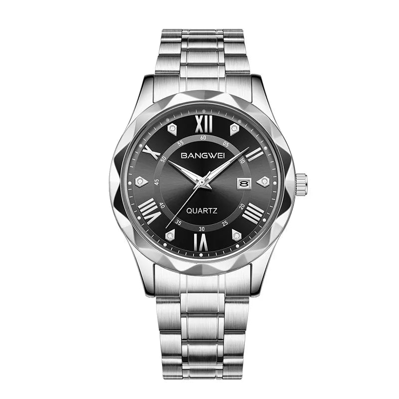LIGE BW8806 Golden Case Fashion Stainless Steel Quartz Watch Custom OEM Brand Watches Waterproof Design  Stainless Steel +Box