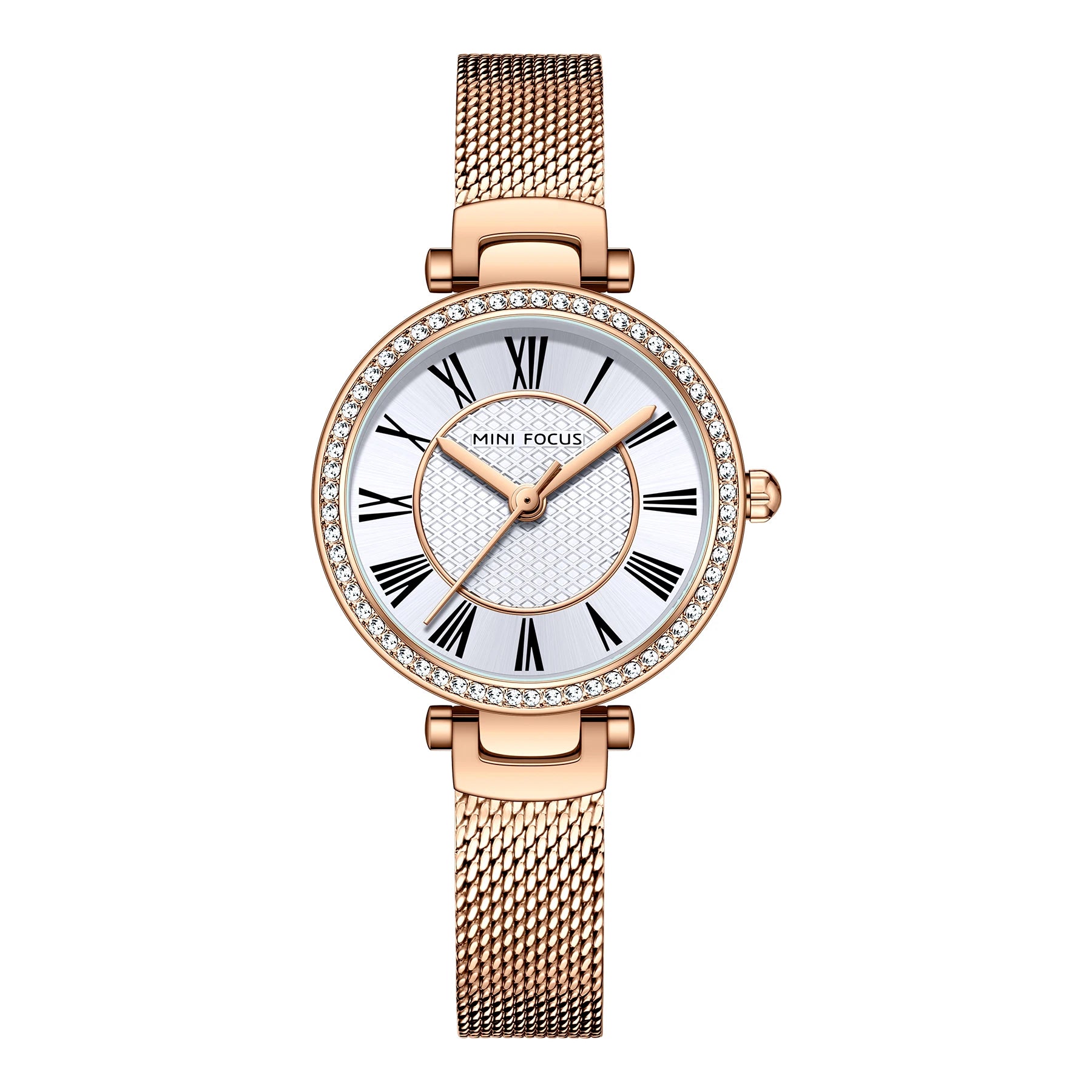 The Silver Classic - Timeless Mesh Luxury Watch