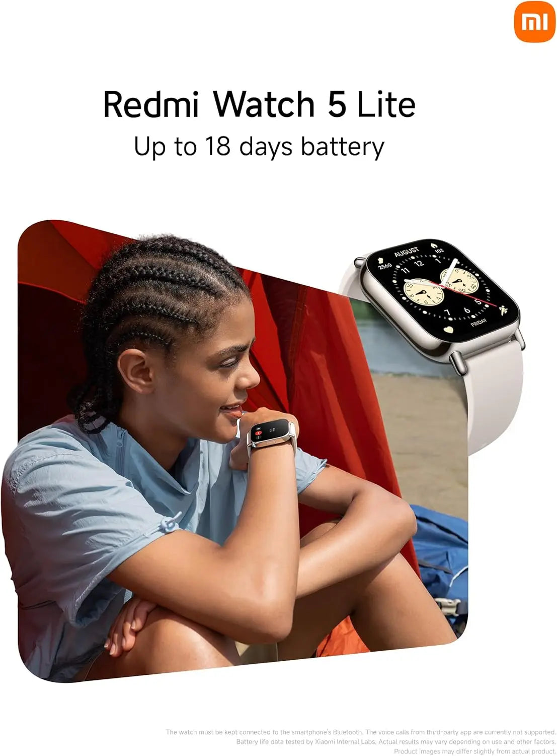 USA Stock Xiaomi Redmi Watch 5 Lite Global 1.96" Amoled up to 18 Days Battery Smart Watch