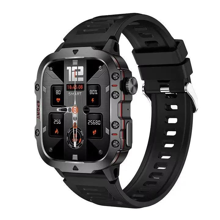 LIGE Sport Smart Watch for Men 1.96 Screen Blood Oxygen Bluetooth Call Watch 100+Sport Waterproof Smartwatch Man Reloj Hombre