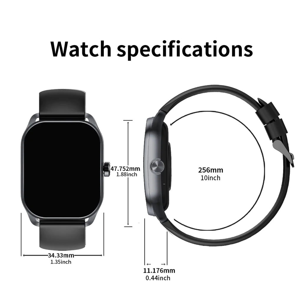 SENBONO JX629 Big Screen Smart Watch 2.01inch 300mAh Large Battery BT Call Sport Watch Fitness Tracker Women Smartwatch Men