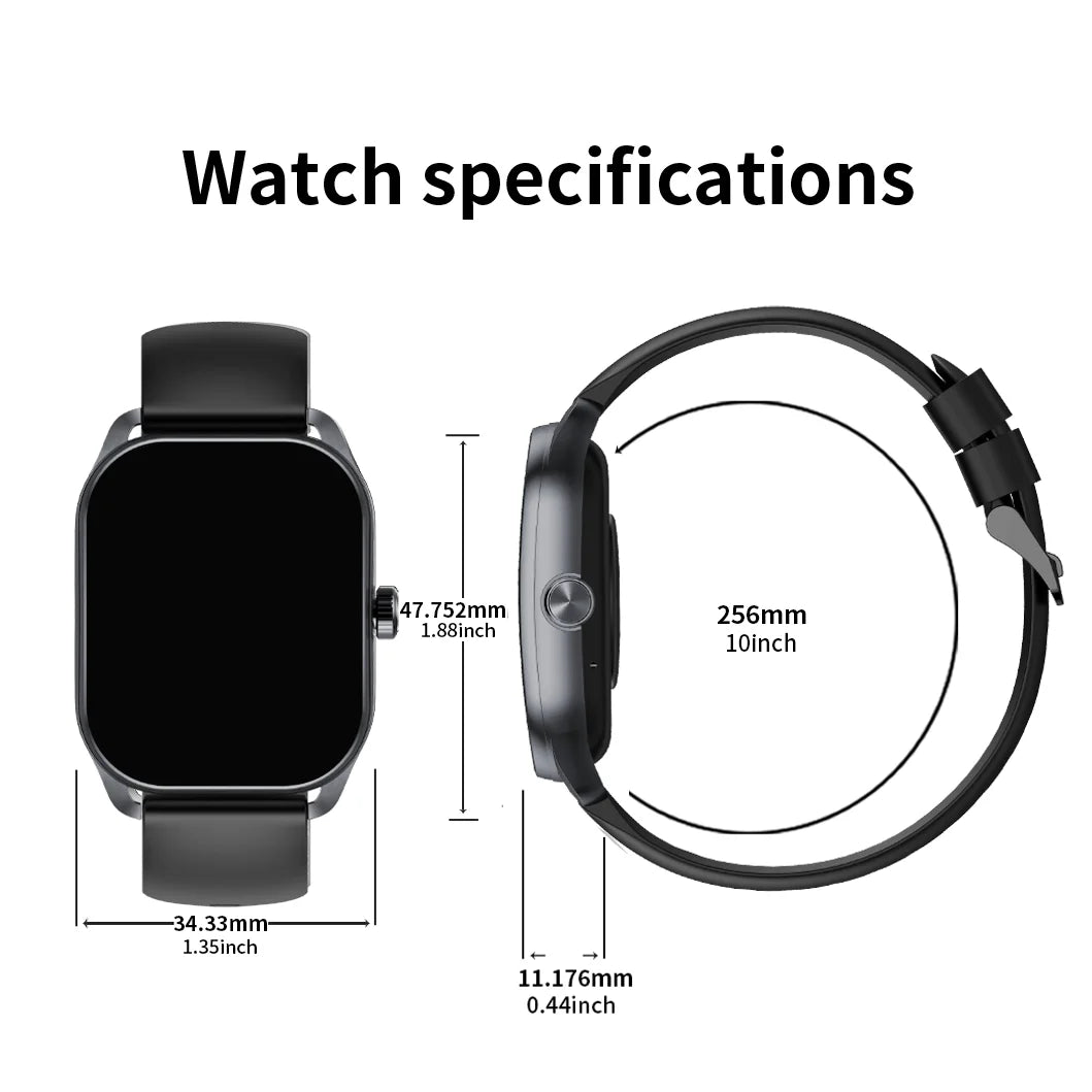 SENBONO JX629 Big Screen Smart Watch 2.01inch 300mAh Large Battery BT Call Sport Watch Fitness Tracker Women Smartwatch Men