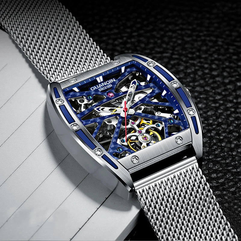 Executive Automatic Mechanical Watch - Premium Stainless Steel Business Timepiece