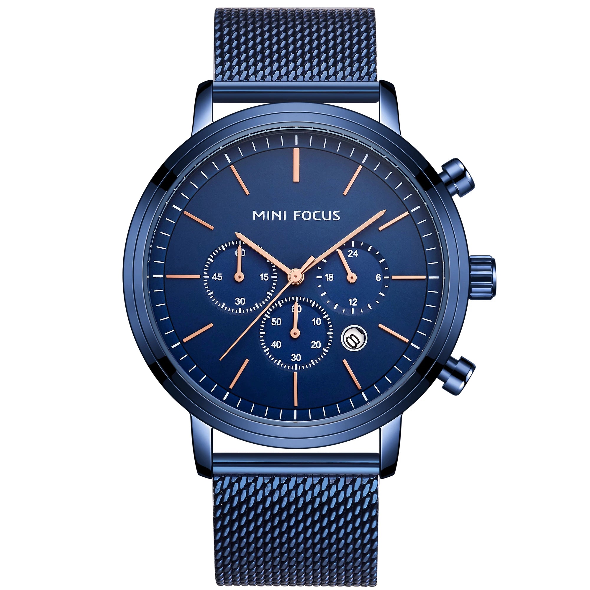 Silver Mesh Elite - Men's Luxury Stainless Steel Mesh Band Watch